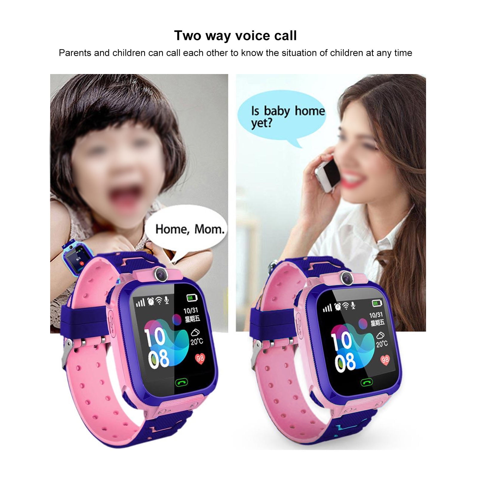 Kids HD Watch, Calculator In Color Touch Screen IP67