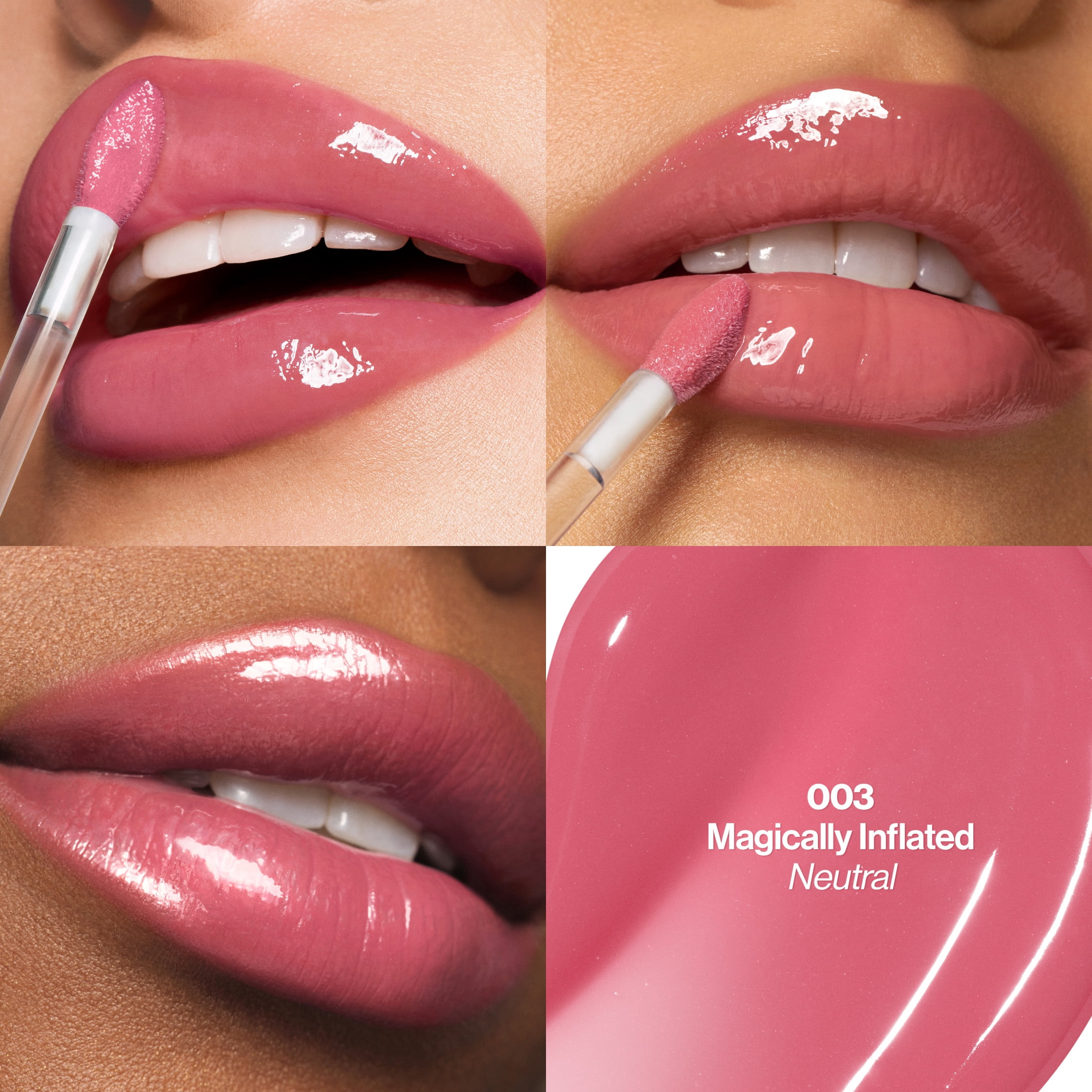 Revlon PhotoReady Instant Plump Serum, Lip Gloss, Plumping & Hydrating, 003 Magically Inflated, 0.25 fl oz