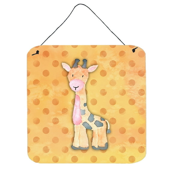 Polkadot Griaffe Watercolor Wall or Door Hanging Prints