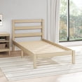 thumbnail image 4 of Mainstays Palmer Twin Bed, Natural Teak, 4 of 23
