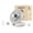 White, variant on Wall Mounted Desktop Fan Cordless, Robust USB-C Rechargeable Personal Cooling Air Circulator, Sturdy Resilient 180° Folding Space-Saving Fan
