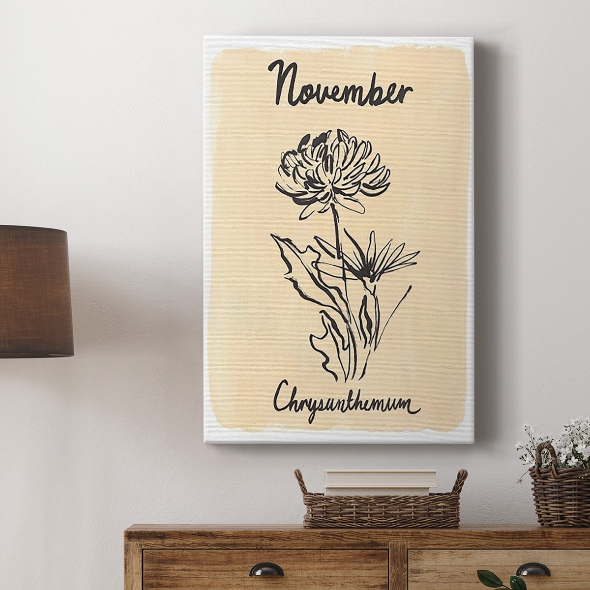 Birth Month XI Premium Gallery Wrapped Canvas - Ready to Hang