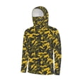 thumbnail image 2 of Hoodies for Women Camouflage Sun Protection Clothing with Mask Long Sleeve Ice Silk Sun Protection Top S, 2 of 7