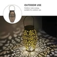 thumbnail image 3 of OHOIOLLA 1Ud Decorativa Solar De Hierro Para Exteriores Con LED Y Proyección Marrón, 3 of 8
