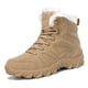 thumbnail image 4 of Bota Nieve Forrada Piel Ligera para Hombre Invierno para Actividades Al Aire Libre (Camel 40), 4 of 9