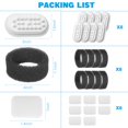 thumbnail image 2 of Paquete de 24 filtros y esponjas para fuentes de agua para gatos MISFANS, 2 of 7