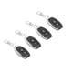 thumbnail image 3 of 4PCS Interruptor de control remoto inalámbrico Llavero de metal negro para puerta de garaje 12V 433MHz, 3 of 12