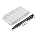 thumbnail image 3 of 200 Pieces Washable Woven Name Labels for Clothing, Customizable Iron-On and Sew-On Tags for Daycare, School, and Nursery Use, Includes Writing Pen (10ml), 3 of 7