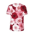 thumbnail image 3 of Rocae Rose for Breathable Men's Baseball T-Shirt Fashionable Casual Baseball Jersey, Moisture-wicking Sportswear XX-Large, 3 of 9