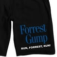 thumbnail image 2 of Forrest Gump Run Forrest Run Men's Black Sleep Pajama Shorts-Medium, 2 of 3