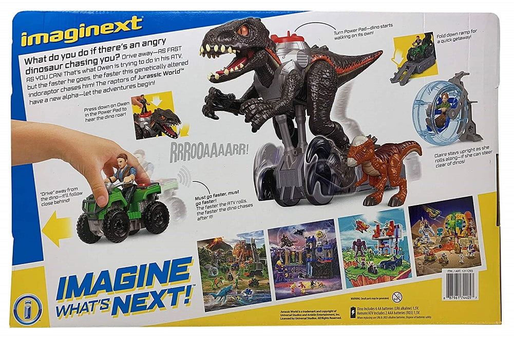 imaginext walking indoraptor walmart