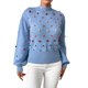 thumbnail image 1 of Gibobby SuéTer Para Mujeres Suéter de punto de colorido con cuello redondo elegante para mujer: elegante de otoño e invierno(Azul,M), 1 of 6