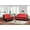 Black/Red, variant on US Pride Furniture Sifford 2 Piece Living Room Set, Sofa, Loveseat