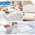 thumbnail image 2 of KORALAKIRI Snackle Box Container with Reusable Ice pack & Individual Lids, Food Storage with 8 Divided Ice Compartment for Picnics, Parties, Beach & Trip, 2 of 8