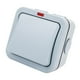 thumbnail image 5 of Accesorio de interruptor de luz exterior con esquinas redondeadas, gris, IP66, resistente al agua, para piscina, exterior, garaje, oficina, edificio y, 5 of 8
