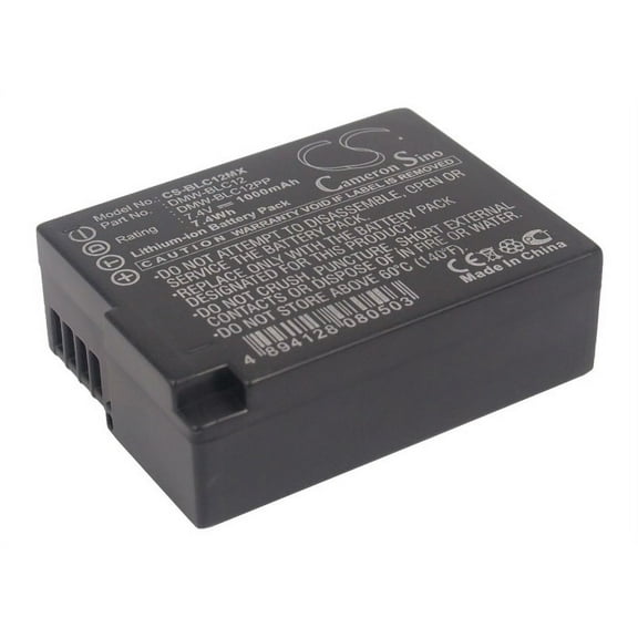 1000mAh DMW-BLC12 Battery for PANASONIC Lumix DMC-GH2KS, Lumix DMC-GH2S