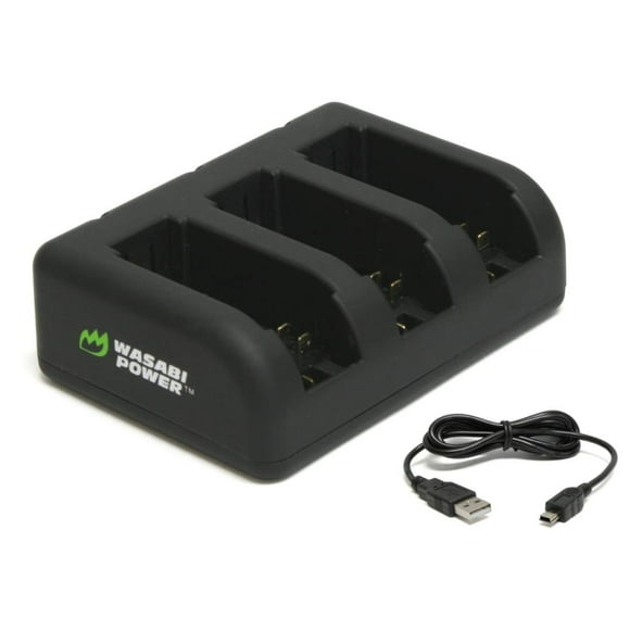 Wasabi Power Chargeur de Batterie Triple USB pour goPro HERO4 HERO3 HERO3+