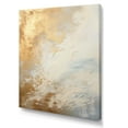 thumbnail image 2 of Designart "Ocean Storm In Beige, Blue, And Gold IV" Abstract Shapes Wall Art Living Room, 2 of 7
