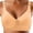 Beige, variant on Gyexs Middle and Senior Women Full Support Comfort Wirefree Bra Soft Wireless Underwear Sports Bras for Women, Beige, Size 40