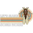 thumbnail image 3 of CafePress - Cicadas Let's Make Some Noise Periodical Cicadas - Women's Light Pajamas, 3 of 7