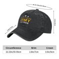 thumbnail image 4 of Proud Us Army Veteran Baseball Cap Washed Denim Adjustable Fashion Caps for Men Women Classic Casquette Hat, 4 of 4