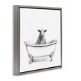 thumbnail image 3 of Stupell Industries Cottage Sheep in Bathtub Sketch Gray Floating Frame Canvas Art, 18 x 18, by Victoria Borges, 3 of 8