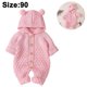 thumbnail image 1 of 1 pieza de mono de punto para bebé niño y niña, conjunto con capucha para bebé, suéter, mono de oso, mono de una pieza, ropa de abrigo, 1 of 8