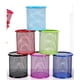 thumbnail image 3 of 2pcs 3.5 inch Round Mesh Steel Pencil Holder (Purple), 3 of 5