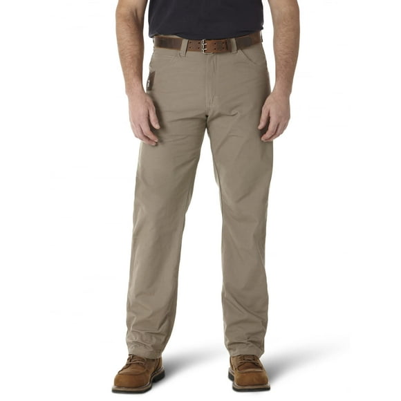 Wrangler Men's Riggs Workwear Ripstop Technical Pant, Dark Khaki, 35x30