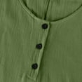 thumbnail image 7 of Tianiyouqing Linen Fall Smocked for Women Dresses Sleeveless Botton Down Party Dressy Tank Dresses Henley Business Palazzo Midi Sundresses Army Green L, 7 of 7