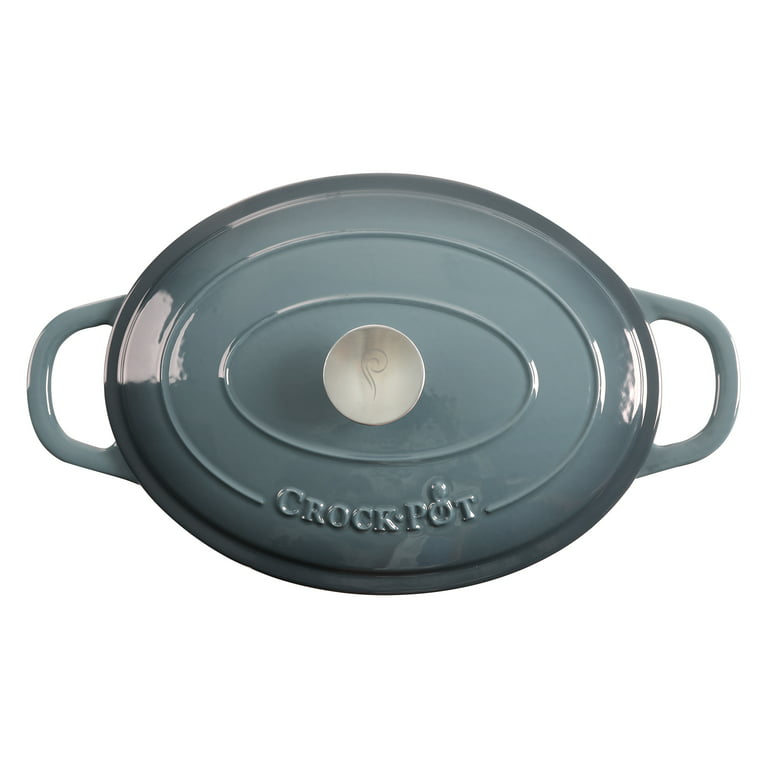 Crock Pot Artisan 7-Quart Oval Dutch Oven - Gray, 7 qt - King Soopers