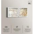 thumbnail image 2 of Neutral Luxe Harmony Set Shadowbox Boho Wall Decor by Art Remedy, White Frame, 12 x 12, 2 of 6