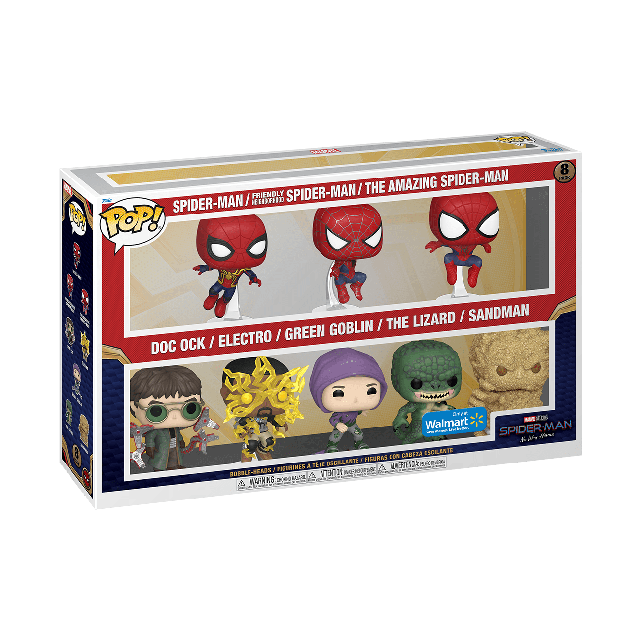 Funko Pop! Marvel: Spider-Man: No Way Home - 8-pack (Walmart Exclusive) -  