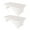 Ivory, variant on Eurmax USA Spandex Table Cover Fitted 30+ Colors Polyester Tablecloth，6 ft Table Cover Open Back,2PC