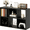 Black, variant on Aidoly 9-Cube Storage Bookshelf with Removable Back Panels - Modular MDF Organizer for Living Room, Bedroom & Home Office, Black