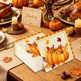 thumbnail image 6 of WWC 24 Pcs Fall Tableware Set, Pumpkin Disposable Paper Napkins, Thanksgiving Decor for Party Gatherings Supplies, 6 of 6