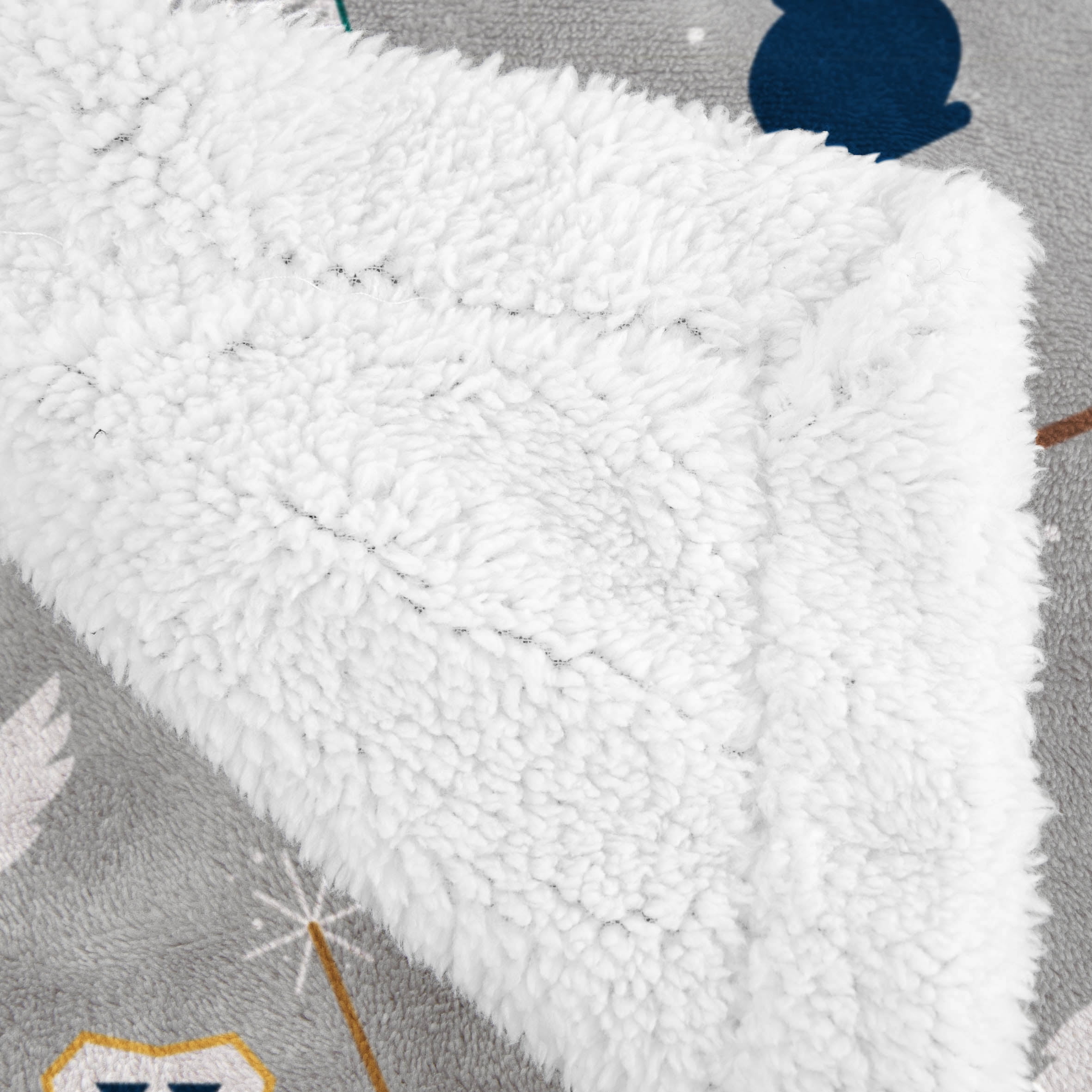 Harry Potter Couverture avec Dos en Polaire Sherpa 127 cm x 178 cm
