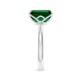 thumbnail image 3 of ANGARA Lab Grown 2.85 Ct Solitaire Emerald-Cut Emerald Classic Engagement Ring for Women in 14K White Gold (Size-10x8mm) | May Birthstone, Anniversary, Jewelry Gift for Women | Lab-Grown Emerald Ring, 3 of 8