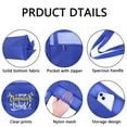 thumbnail image 3 of Large Mesh Beach Bags With Pockets & Zipper, Lightweight Beach Tote for Poolside, Trip/swim, 3 of 6