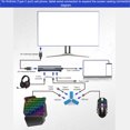 thumbnail image 4 of Keyboard Mouse Converter Set,  5.0 Mechanical Gaming Keyboard Plug and Play Wired  Connection Portable Keypad Mouse Adapter  for Mobile Game, 4 of 7
