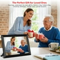 thumbnail image 4 of FRAMEO Digital Photo Frame, 10.1 Inch WiFi Digital Picture Frame with 1280x800 IPS HD Touch Screen, 32GB Storage Auto-Rotate Wall Mountable Easy Share Photos or Videos via Frameo App from Anywhere, 4 of 9