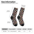 thumbnail image 2 of Hirioo Holiday Gingerbreads Pattern Adult Middle Tube Socks Breathable Sock Non-Pilling,Contrasting Color Design, 2 of 6