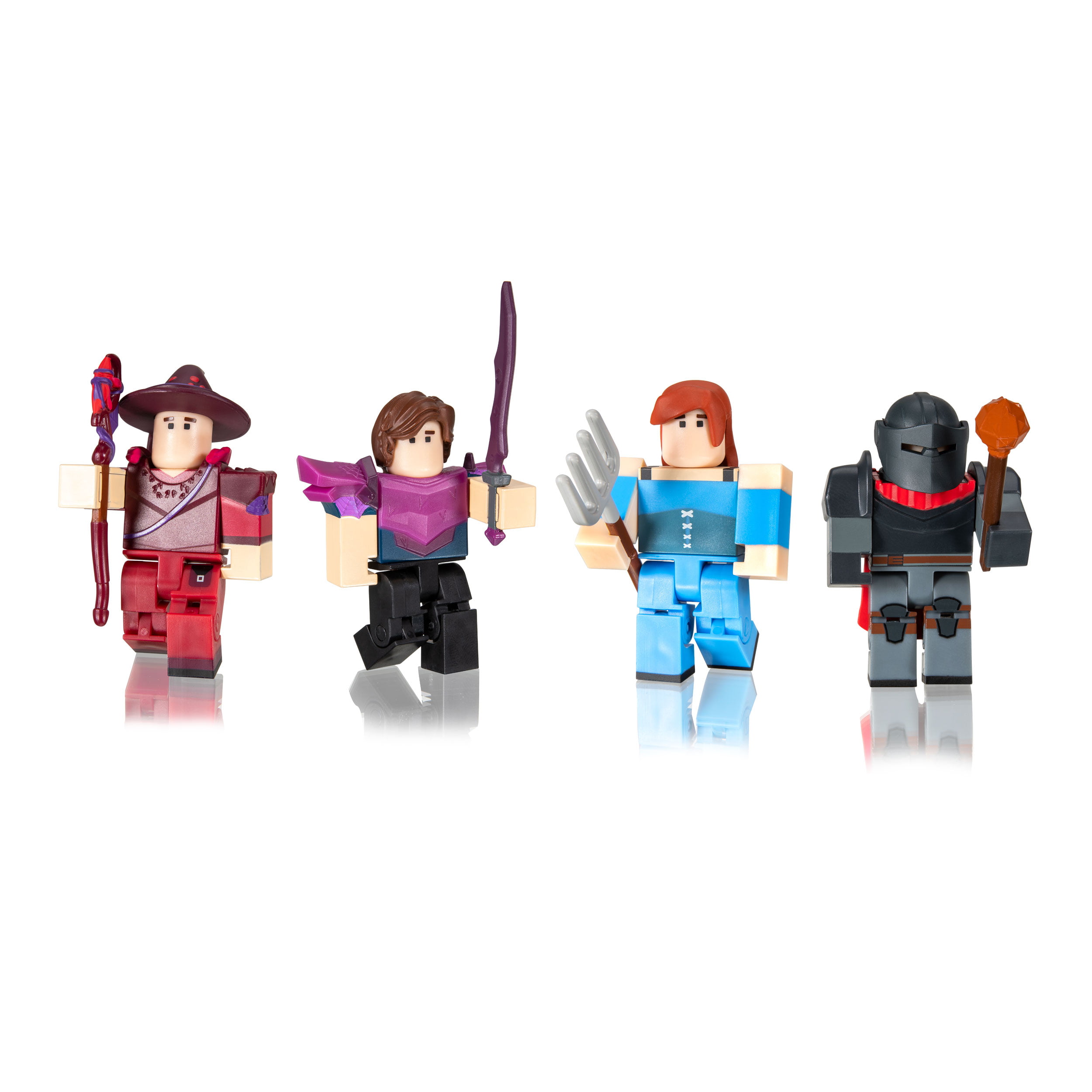 Roblox Celebrity Collection Vesteria Dark Forest Four Figure Pack Includes Exclusive Virtual Item Walmart Com Walmart Com - vesteria roblox best class roblox online generator tool