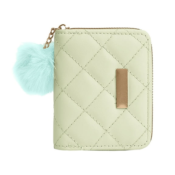 Kcolen Stylish Quilted Wallet for Women Compact Everyday With Secure Card Slots And Bill Compartment