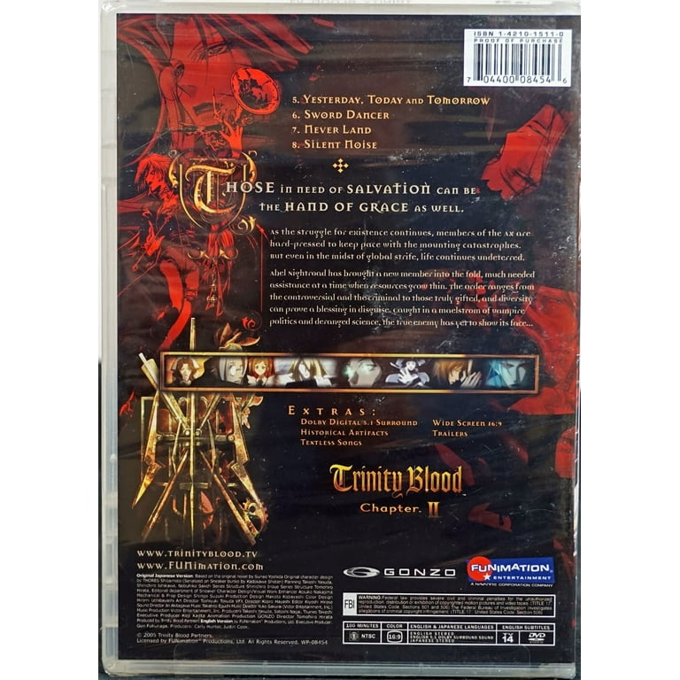 Vol. 2-Trinity Blood (DVD) - Walmart.com