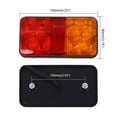 thumbnail image 3 of 2pcs 12V 24V LED Truck Trailer Van Side Tail Lights | Waterproof IP65 10-LED Signal Marker Lamps for Commercial Vehicles, Rear & Side Mount, 3 of 8