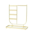 thumbnail image 5 of yuksok Jewelry Display Stand Jewelry Display Rack Elegant for Women Girls Jewelry Stand gold, 5 of 7