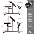 thumbnail image 2 of Valor Fitness Adjustable Seated Preacher Curl Bench CB-6, 2 of 11