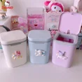 thumbnail image 4 of Accesorios de dibujos animados de anime Sanrios My Melody Kuromi Cinnamoroll Kawaii Papelera de escritorio Linda caja de almacenamiento de artículos diversos para dormitorio Regalo, 4 of 5