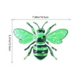 thumbnail image 3 of Adorno colgante de hierro para jardín – Adorno de mariposa de metal pintado a mano para valla exterior, patio o terraza – Artesanía rústica resistente a la intemperie, 3 of 6